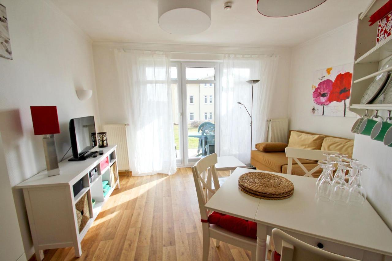 Terrasse, Gratis Nutzung Vom Ahoi Erlebnisbad Und Sauna In Sellin - Meeresblick Fewo 32 Goehren  Exteriér fotografie